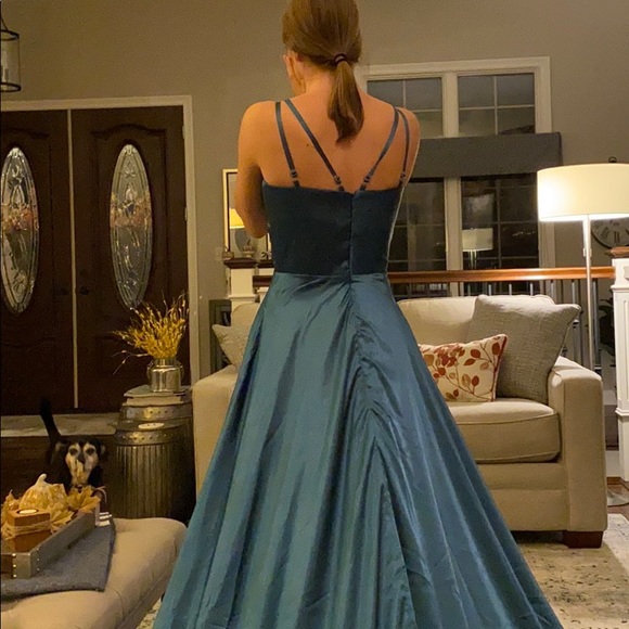 Ombré Prom: TEAL - Picture 9 of 11